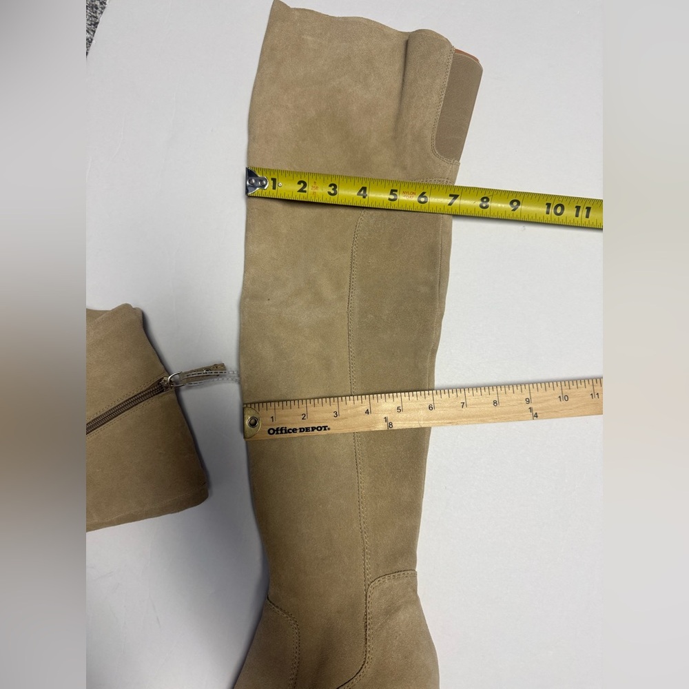 NWOB Kelsi Dagger Brooklyn Logan Fawn Suede Over-the-Knee Women's Boots 8 - Picture 16 of 16